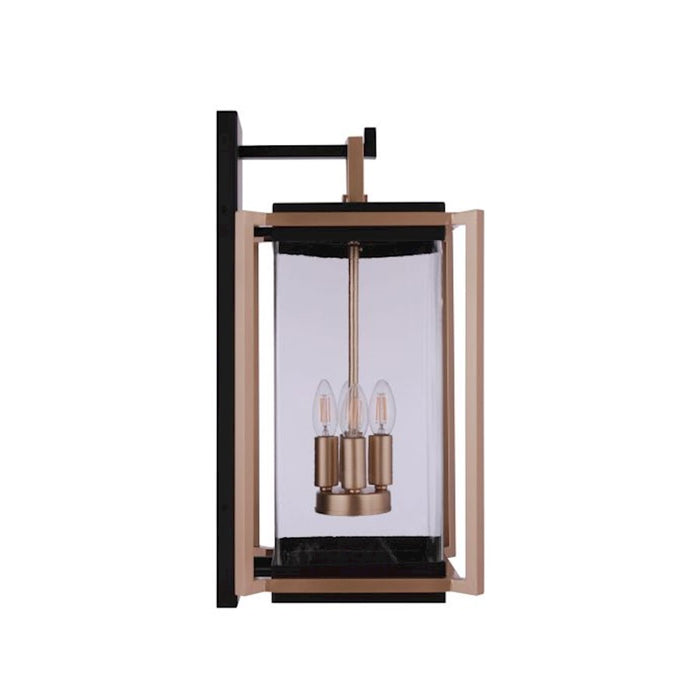 Craftmade Metalwork 4 Lt XL Outdoor Wall Lantern, Mid/Brass