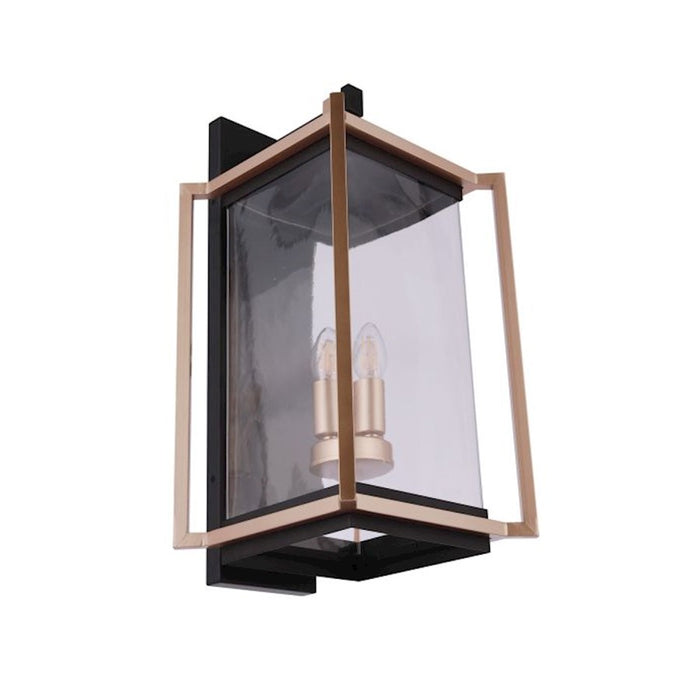 Craftmade Metalwork 4 Lt XL Outdoor Wall Lantern, Mid/Brass