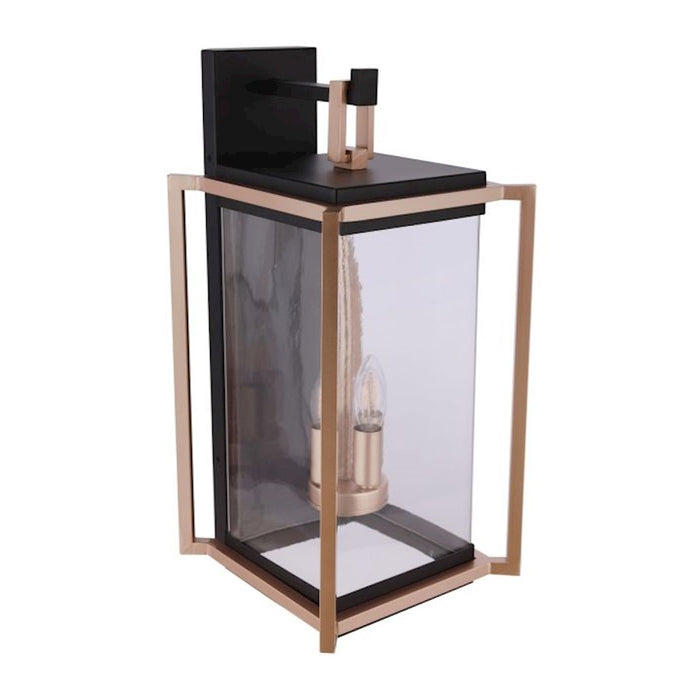 Craftmade Metalwork 4 Lt XL Outdoor Wall Lantern, Mid/Brass