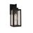 Craftmade Marin 1 Light 13.75" Outdoor Lantern, Textured Black/Clear