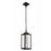 Craftmade Marin 1 Light Outdoor Pendant, Textured Black/Clear - ZA6811-TB