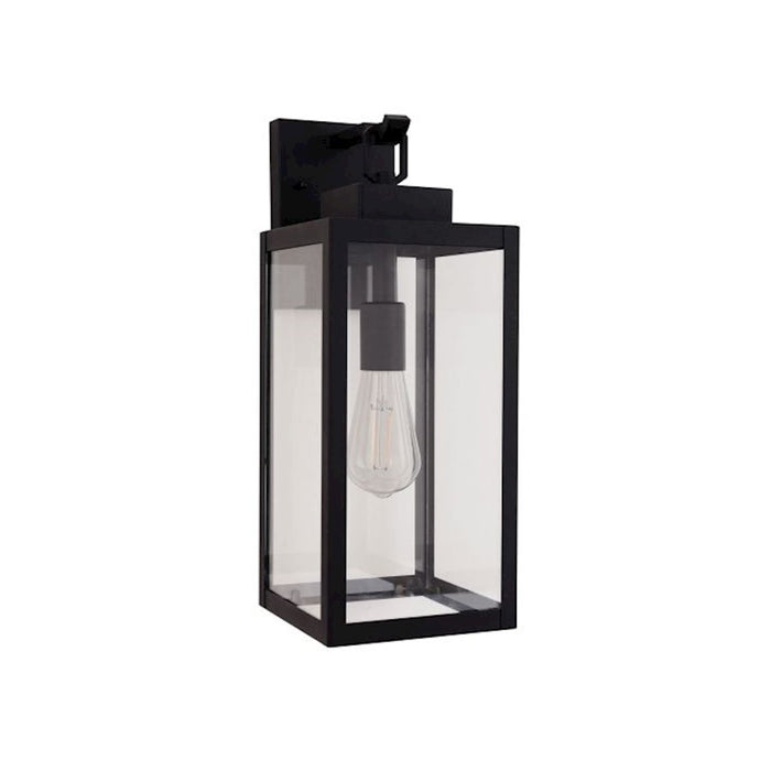 Craftmade Marin 1 Light 16.88" Outdoor Lantern, Textured Black/Clear - ZA6814-TB