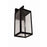 Craftmade Marin 1 Light 16.88" Outdoor Lantern, Textured Black/Clear