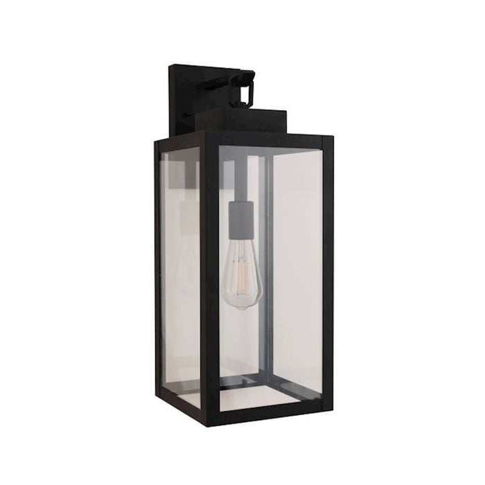Craftmade Marin 1 Light 20.13" Outdoor Lantern, Textured Black/Clear - ZA6824-TB