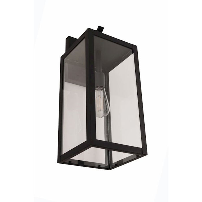 Craftmade Marin 1 Light 20.13" Outdoor Lantern, Textured Black/Clear