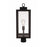 Craftmade Marin 1 Light Outdoor Post Mount, Textured Black/Clear