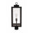 Craftmade Marin 1 Light Outdoor Post Mount, Textured Black/Clear