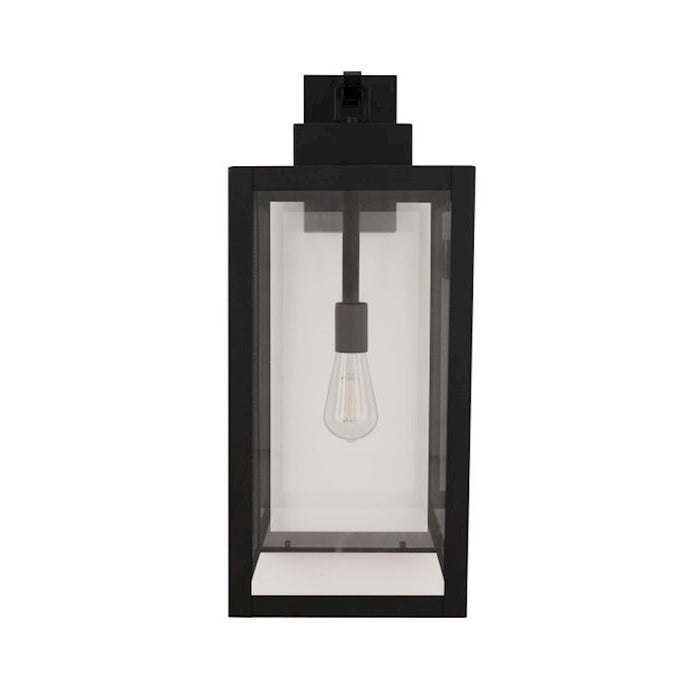 Craftmade Marin 1 Light 24" Outdoor Lantern, Textured Black/Clear