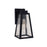Craftmade Sorano 1 Light 11.63" Outdoor Lantern, Black/Clear - ZA6904-TB