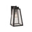 Craftmade Sorano 1 Light 13.88" Outdoor Lantern, Black/Clear