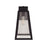 Craftmade Sorano 1 Light 13.88" Outdoor Lantern, Black/Clear