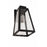 Craftmade Sorano 1 Light 13.88" Outdoor Lantern, Black/Clear