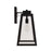 Craftmade Sorano 1 Light 16.75" Outdoor Lantern, Black/Clear