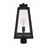 Craftmade Sorano 1 Light Outdoor Post Mount, Textured Black/Clear