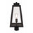 Craftmade Sorano 1 Light Outdoor Post Mount, Textured Black/Clear