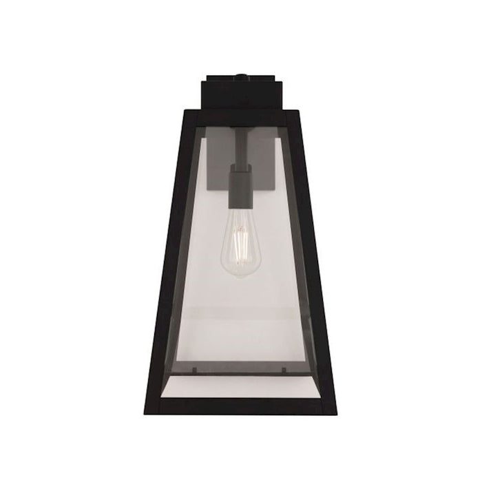 Craftmade Sorano 1 Light 19.63" Outdoor Lantern, Black/Clear