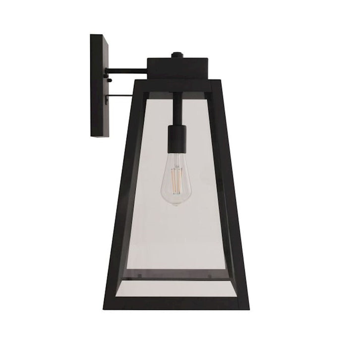 Craftmade Sorano 1 Light 19.63" Outdoor Lantern, Black/Clear