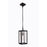 Craftmade Harris 1 Light Outdoor Pendant , Textured Black/Clear