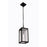 Craftmade Harris 1 Light Outdoor Pendant , Textured Black/Clear