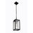 Craftmade Harris 1 Light Outdoor Pendant , Textured Black/Clear