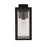 Craftmade Harris 1 Light 15.63" Outdoor Lantern, Black/Clear