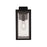 Craftmade Harris 1 Light 15.63" Outdoor Lantern, Black/Clear