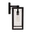 Craftmade Harris 1 Light 15.63" Outdoor Lantern, Black/Clear