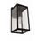 Craftmade Harris 1 Light 15.63" Outdoor Lantern, Black/Clear