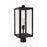 Craftmade Harris 1 Light Outdoor Post Mount, Textured Black/Clear - ZA7125-TB