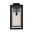Craftmade Harris 1 Light 22.25" Outdoor Lantern, Black/Clear