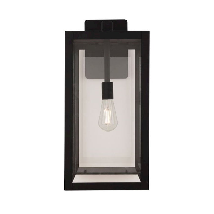 Craftmade Harris 1 Light 22.25" Outdoor Lantern, Black/Clear
