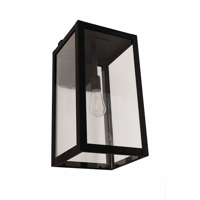 Craftmade Harris 1 Light 22.25" Outdoor Lantern, Black/Clear