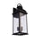 Craftmade Bent Tree 3 Light Outdoor Wall Lantern, Midnight/Clear