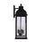 Craftmade Bent Tree 4 Light Outdoor Wall Lantern, Midnight/Clear