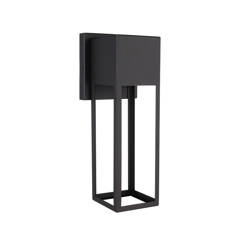 Craftmade Notable 1 Light Outdoor 12" LED Wall Lantern, Midnight