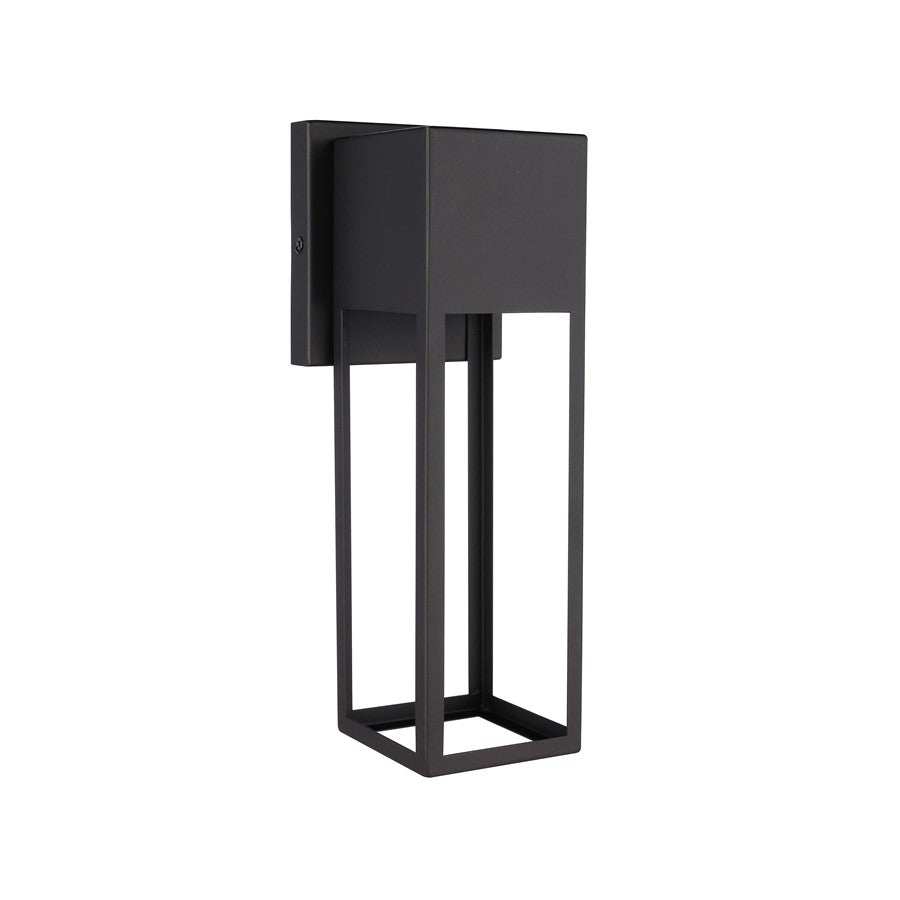 Craftmade Notable 1 Light Outdoor 12" LED Wall Lantern, Midnight