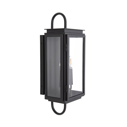 Craftmade Irving 2 Light Outdoor Wall Lantern, Textured Black