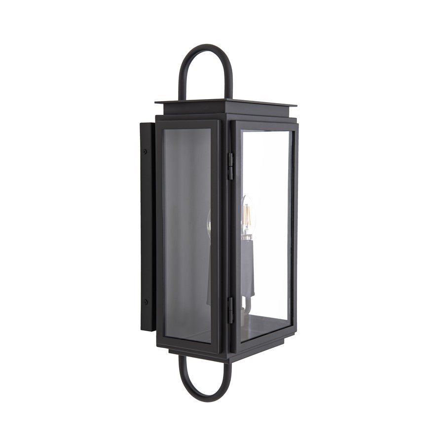 Craftmade Irving 2 Light Outdoor Wall Lantern, Textured Black
