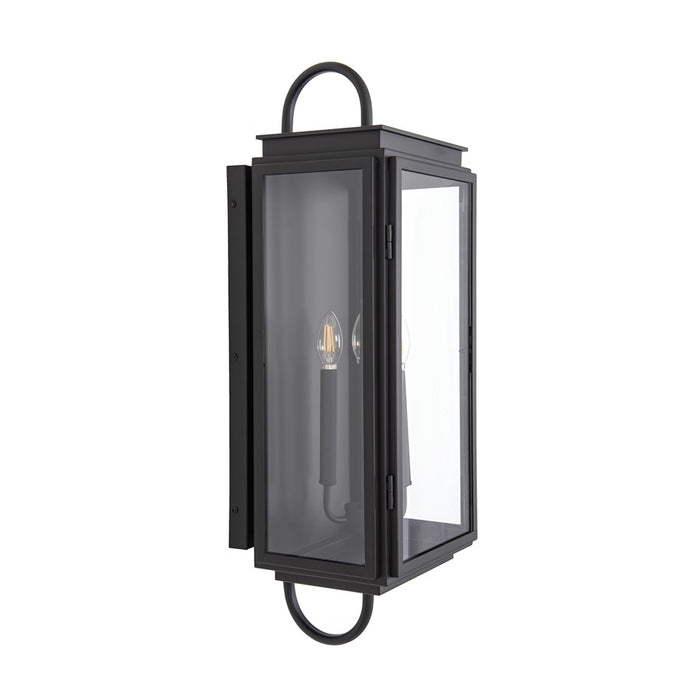 Craftmade Irving 3 Light Outdoor Wall Lantern, Textured Black