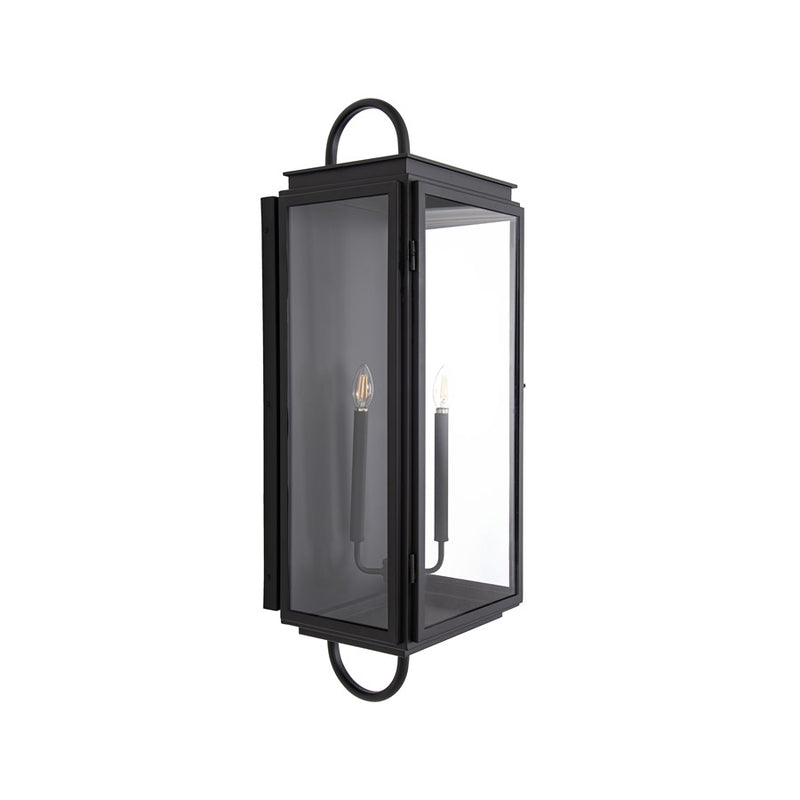 Craftmade Irving 4 Light Outdoor Wall Lantern, Textured Black