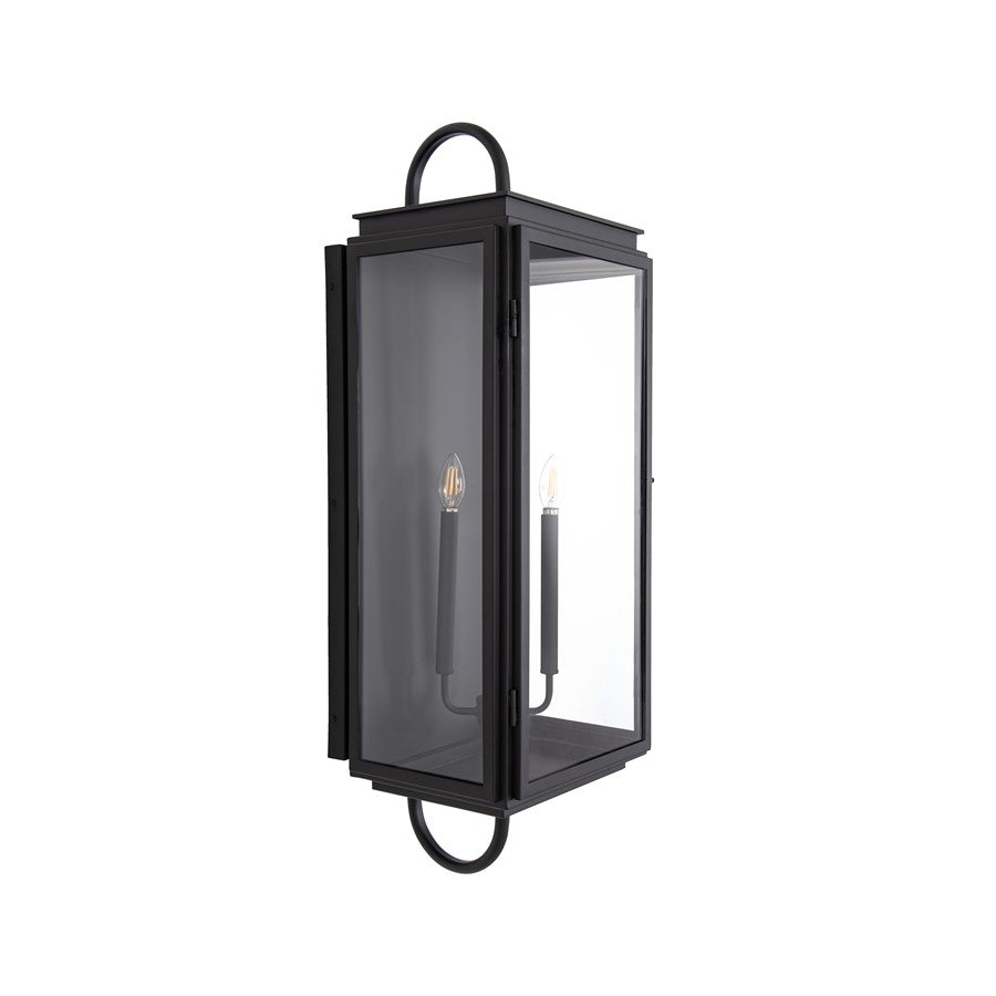 Craftmade Irving 4 Light Outdoor Wall Lantern, Textured Black