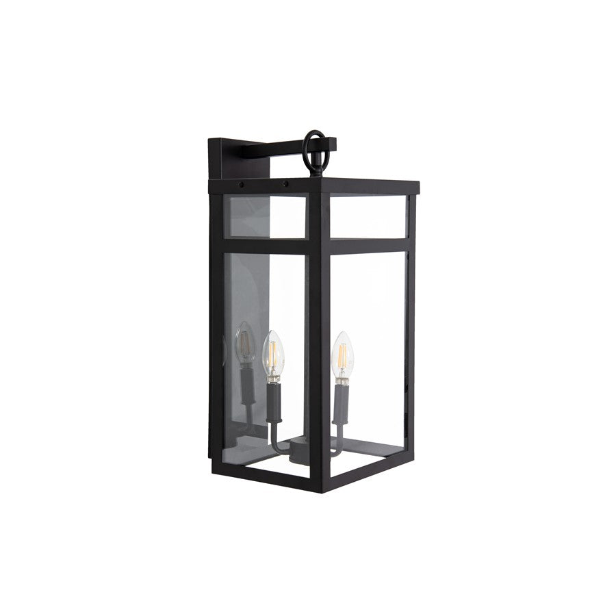 Craftmade O'Neal 21" 2 Light Outdoor Wall Lantern, Textured Black