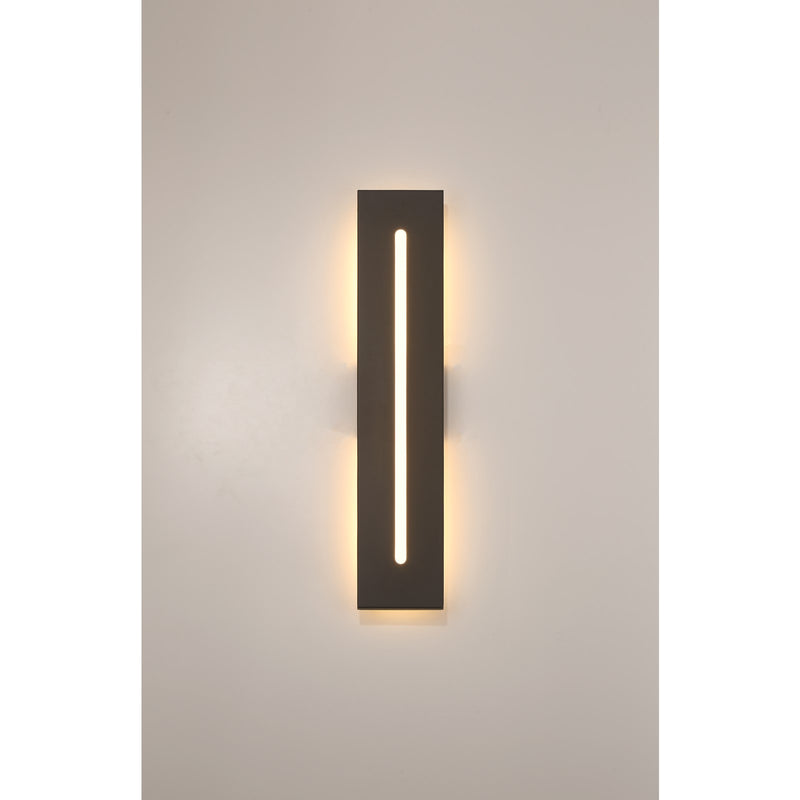 Craftmade Profiled 1 Light 24" Outdoor Lantern, Textured Black