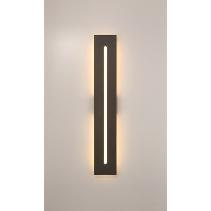 Craftmade Profiled 1 Light 30" Outdoor Lantern, Textured Black