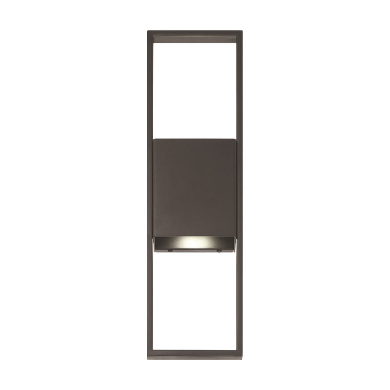 Craftmade Contact 2 Light 21" Outdoor Lantern, Textured Black
