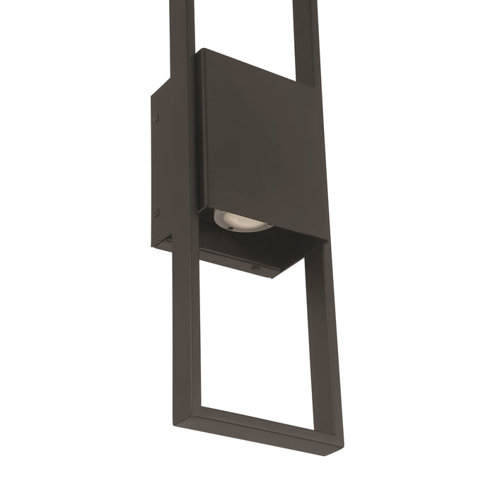 Craftmade Contact 2 Light 21" Outdoor Lantern, Textured Black