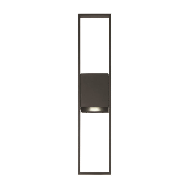 Craftmade Contact 2 Light 27" Outdoor Lantern, Textured Black
