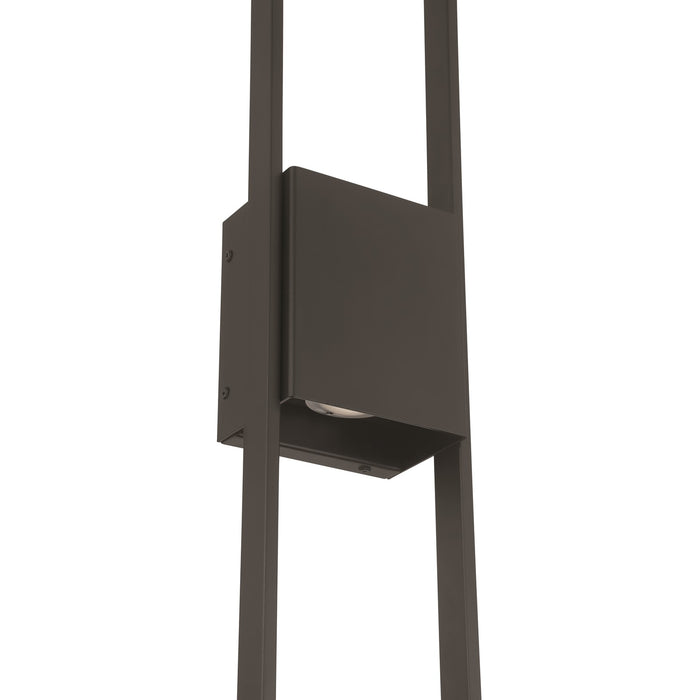 Craftmade Contact 2 Light 27" Outdoor Lantern, Textured Black