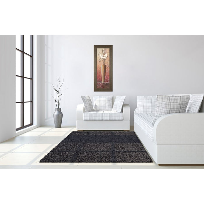 Classy Living Elegant Vase Bloom Wall Art 18"x42", Tranquil Ash Frame
