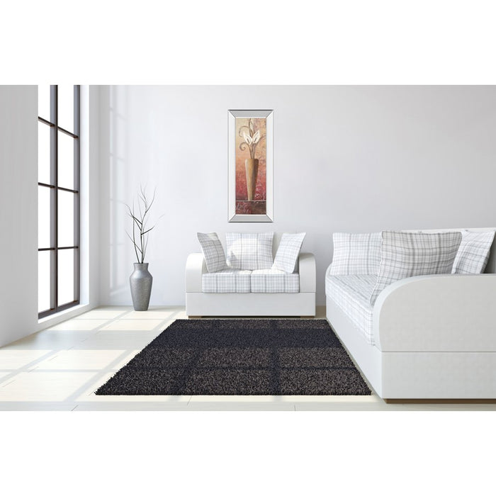 Classy Living Elegant Vase Bloom Wall Art 18"x42", Mirrored Frame